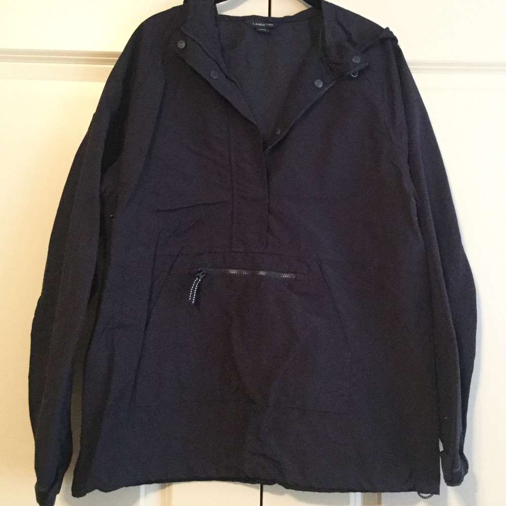 Lands End Pullover Windbreaker Jacket - image 1